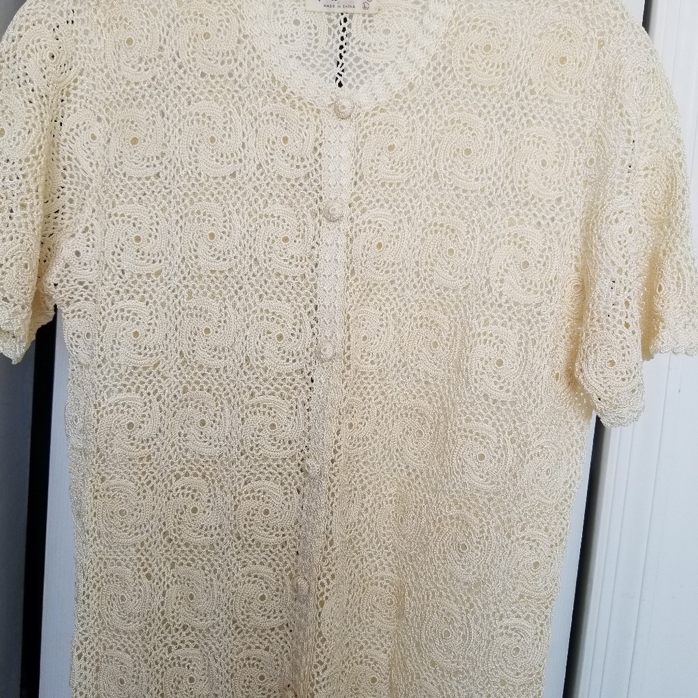 Hand crocheted best quality top